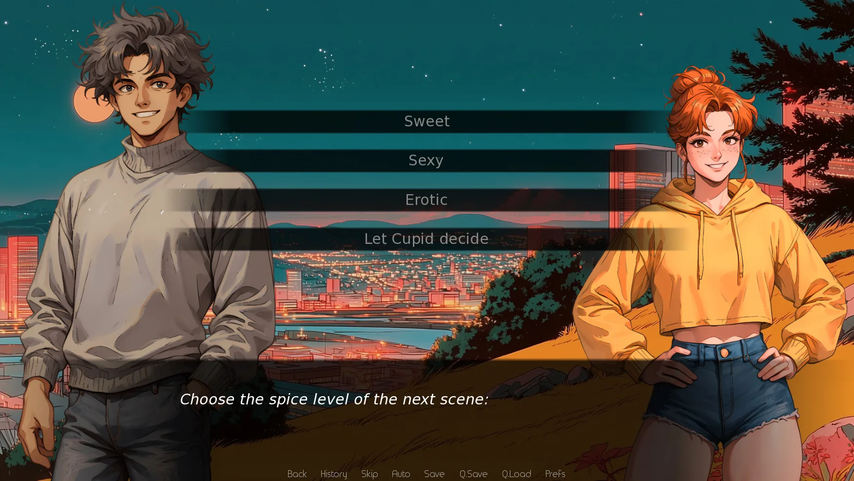 Beneath the Incandescent Stars: A Femboy Erotic-Romance VN Collection screenshot 6